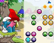 Smurfs balls adventure golys HTML5 jtk